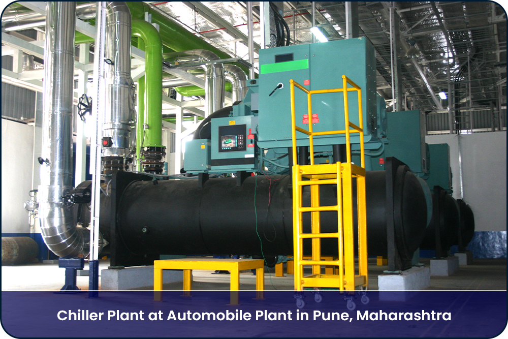 Chiller Plant at for Automobile Plant in Pune MH