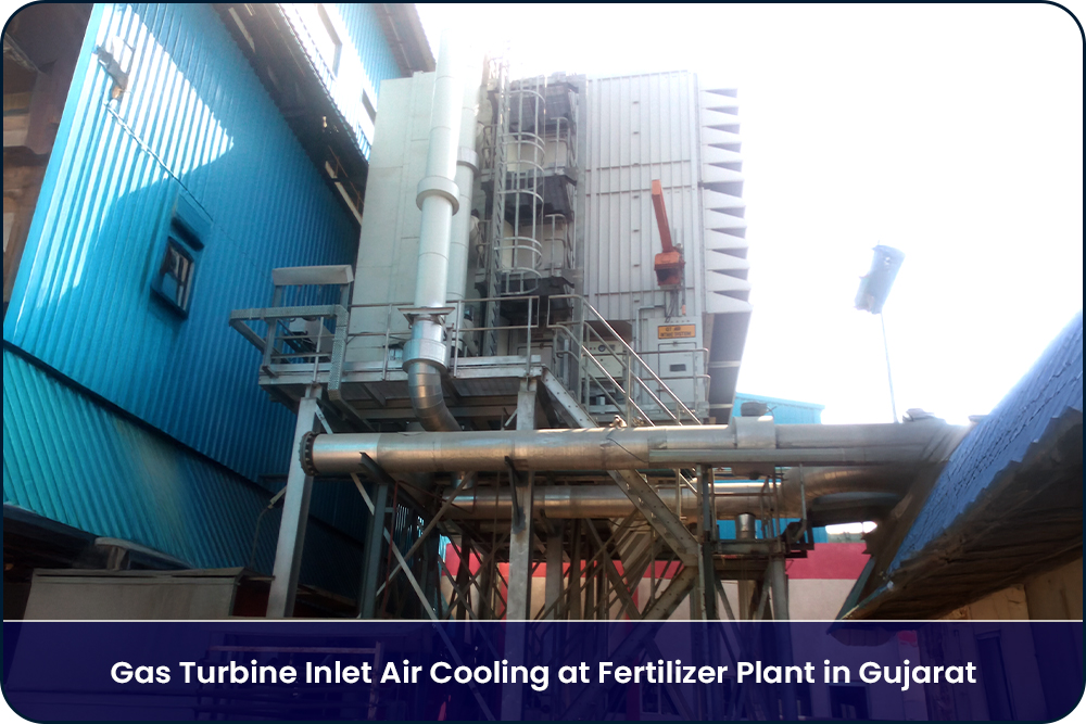 Gas Turbine Inlet Air Cooling at Fertilizer Plant in Gujarat.